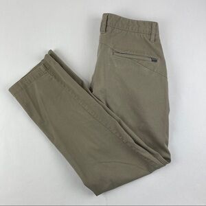 Volcom Chino Pants Boys 29 Khaki Flat Front